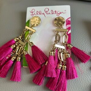 New Lilly Pulitzer tassel earrings